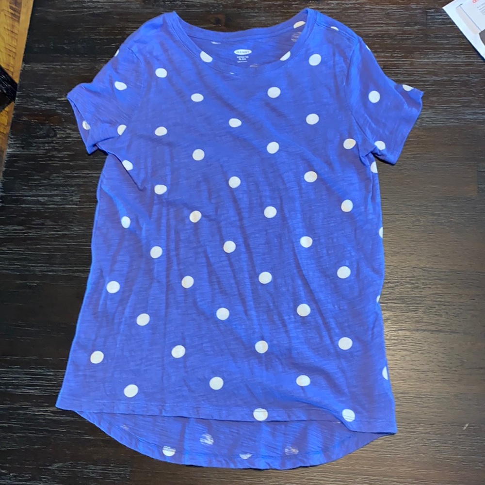 polkadot shirt, size 14